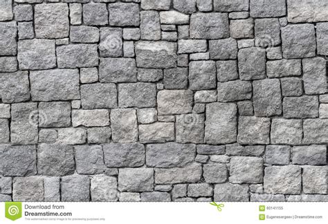 Old Gray Stone Wall Seamless Background Texture Stock