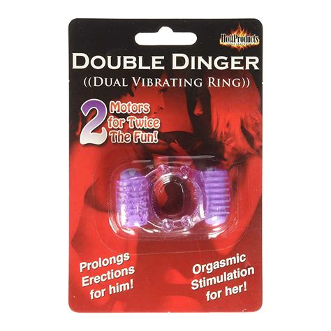 Humm Dinger Double Dinger Dual Vibrating Cock Ring