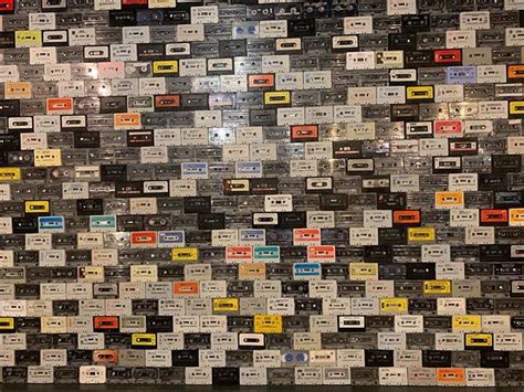 Nostalgic Wall Of Cassettes