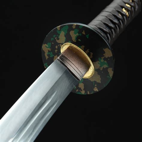 Handmade Spring Steel Real Japanese Wakizashi Sword With Camouflage