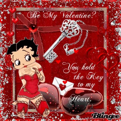 Be My Valentine Betty Boop Pictures Betty Boop Art Betty Boop Cartoon