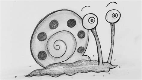Cartoon Drawings Pencil Drawings Cute Drawings Snail Cute Drawing