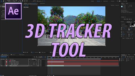 How To Use The 3d Camera Tracker Tool In Adobe After Effects Cc 2017