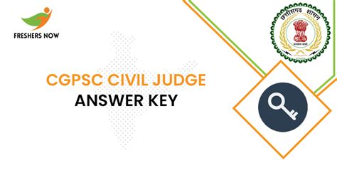 Madhya pradesh high court has release the answer key for the post of civil judge. CGPSC Civil Judge Answer Key 2020 PDF (Out) | Civil Judge Exam Key