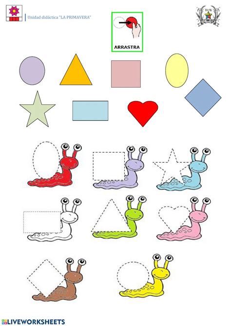 ¡hoy comparto contigo un libro de actividades de aprendizaje para preescolar! Figuras geométricas ficha interactiva y descargable ...