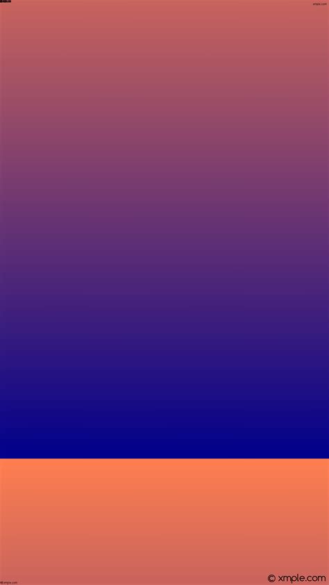 Wallpaper Orange Linear Blue Gradient Ff7f50 00008b 255° 1440x2560