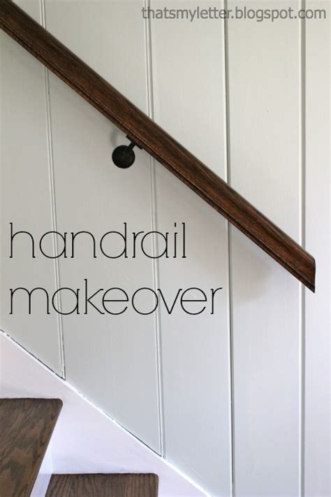 Part, it has not been adopted. That's My Letter: DIY Handrail Makeover