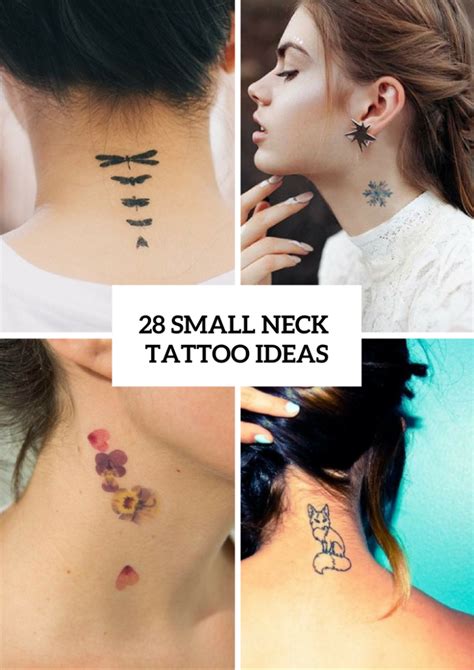 Top 72 Small Tattoo On Neck For Girl Incdgdbentre