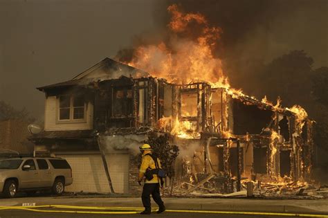 Northern California Wildfires Firefighters Continue To Battle Blazes