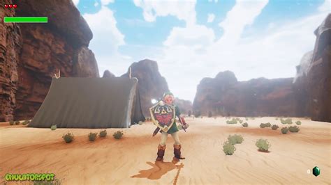 Zelda Ocarina Of Time Remake Gerudo Valley Unreal Engine 4 Youtube