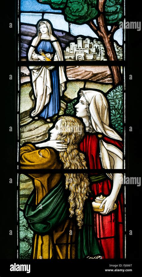 Garden Of Gethsemane Stained Glass Detail St Mark S Church Pensnett