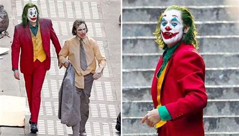 ‘joker 2 Joaquin Phoenix Dons Iconic Joker Look As He Begins Sequel