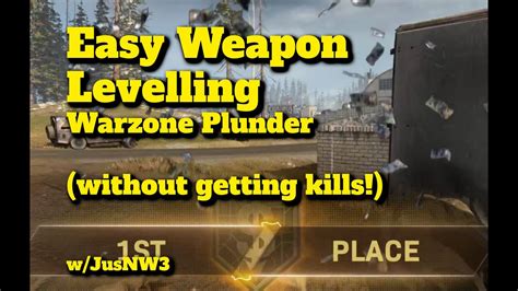 Call Of Duty Warzone Fastest Weapon Levelling Youtube