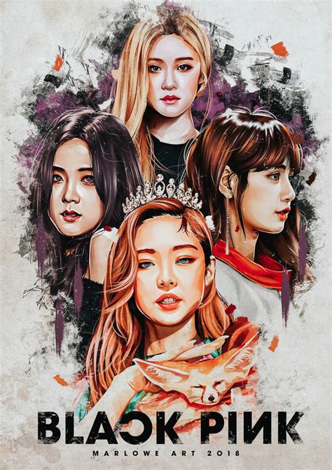 Black Pink Fan Art By Marloweart22 On Deviantart