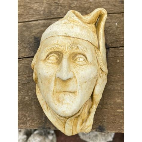 Scrooge Head Concrete Wall Plaque Pots N Pots