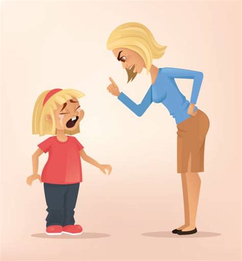 Mother And Daughter Arguing Stock Vectors Istock