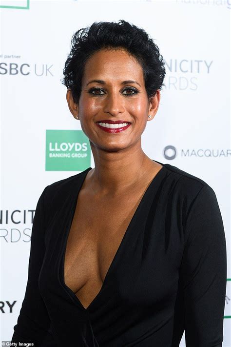Naga Munchetty Shows Off Her Cleavage At Ethnicity Awards Cleavage Older Actresses Tv