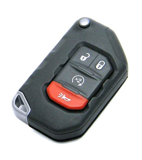 2018 2022 Jeep Wrangler 4 Button Smart Key Fob Remote Start OHT1130261