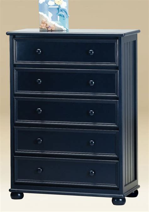 Dillon Blue 5 Drawer Chest Of Drawers