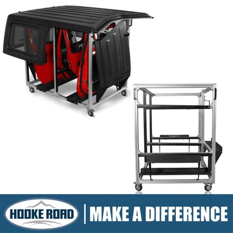 Hooke Road Doors And Hardtops Sliding Cart Rack For Jeep Tj Jk Jl Jt Ford