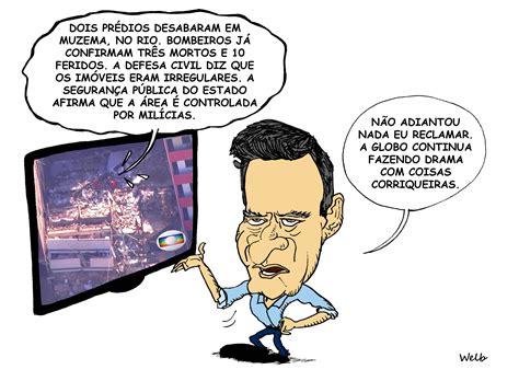 Novo prefeito do rio assume seu terceiro mandato com um desafio fiscal de 10 bilhões de reais, mas promete que não ficará de. Charge: Prefeito do Rio, Marcelo Crivella diz que TV Globo ...