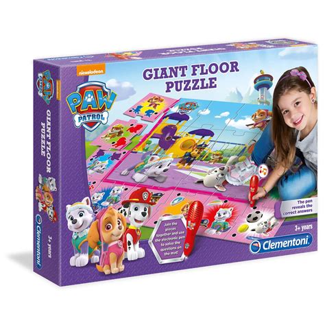 Clementoni Interactive Giant Floor Puzzle Paw Patrol Girls Toys