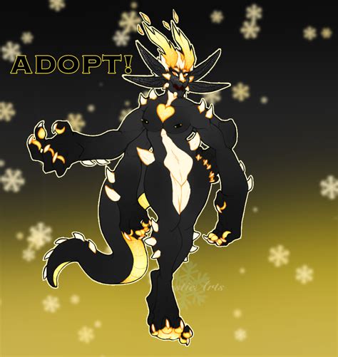 Gold Demon Adopt Closed By Frostiearts On Deviantart