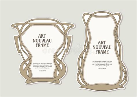 Label Decorative Frame Border Element For Design Template For