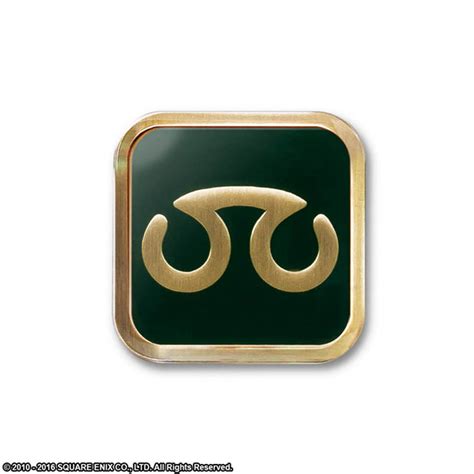 Final Fantasy Xiv Job Icon Scholar Pin Badge Square Enix Store