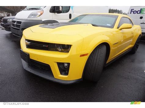 2013 Rally Yellow Chevrolet Camaro Zl1 111010475 Car