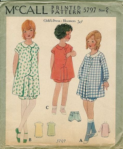 Vintage Kids Clothes Retro Sewing Patterns Childrens Sewing Patterns