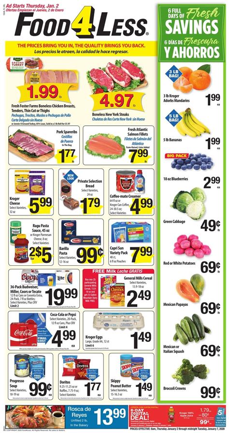 If you love getting great deals when you go supermarket shopping, then check out the selection available at your local food 4 less! Food 4 Less Current weekly ad 01/02 - 01/07/2020 ...