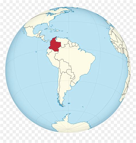 Where Is Columbia Located On The World Map Map