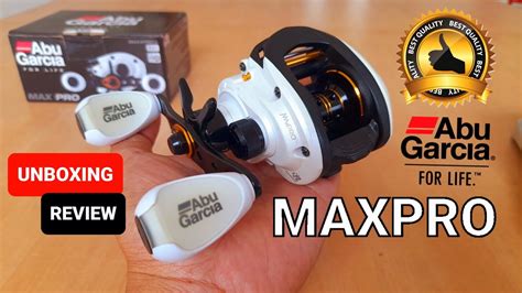 ABU GARCIA MAXPRO L UNBOXING REVIEW THE BEST BAITCASTING REEL