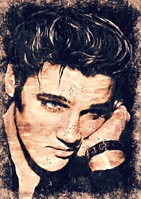 Elvis Presley Oil Edition High Quality Giclee Art By Catawiki