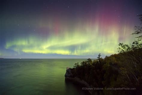 Aurora October 1 2012 Various Places In Central Upper Peninsula Of