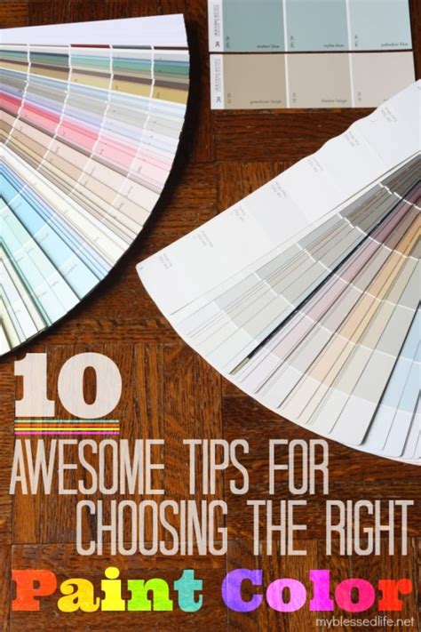 10 Tips For Choosing The Right Paint Color My Blessed Life
