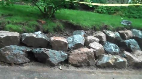 Natural Retaining Wall Created By Chris Orser Landscaping YouTube