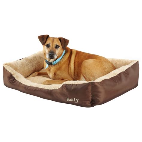 Bunty Deluxe Dog Bed Warm Basket Bed Cushion With Fleece Lining Tough