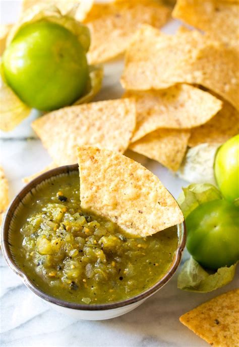 Combine the diced tomatoes, whole tomatoes, cilantro, onions, garlic, jalapeno, cumin, salt, sugar and lime juice in a blender or food processor. Tomatillos 101 | Mexican food recipes, Healthy recipes, Food