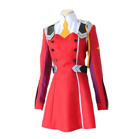 Darling In The Franxx Zero Two 02 Uniform Cosplay Costume Coat Outfit
