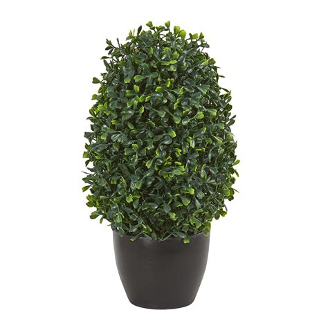 Nearly Natural 13 Boxwood Artificial Topiary Uv Resistant Indoor