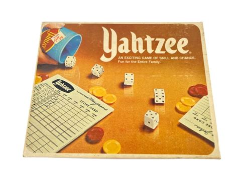 Vintage Milton Bradley Es Lowe Yahtzee Game Mismatched Dates Swedemom
