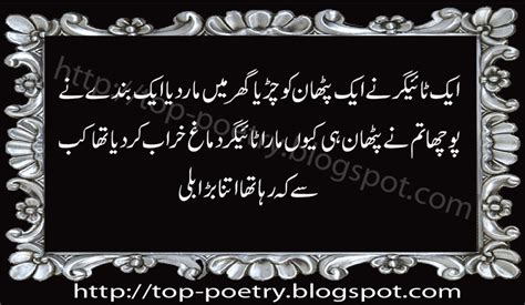Same is the case with funny poetry in urdu; Top Mobile Urdu And English Sms: Pathan Funny Sms