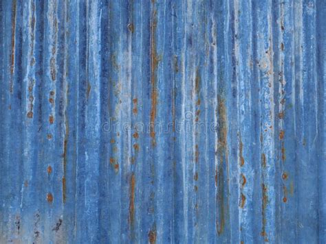 Old Zinc Roof Backgroundrusty Metal Wall Texture Stock Image Image