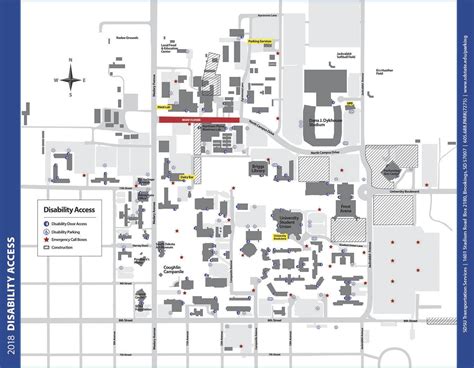 South Dakota State Campus Map
