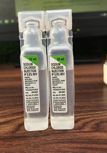 Sodium Chloride Injection Ml Packaging Type Vial At Rs Vial