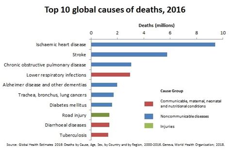 Is education the most important? The top 10 causes of death