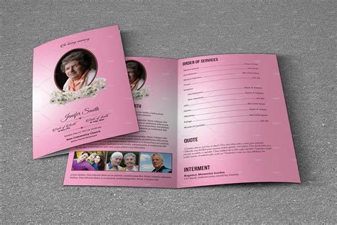 Funeral Brochure Template