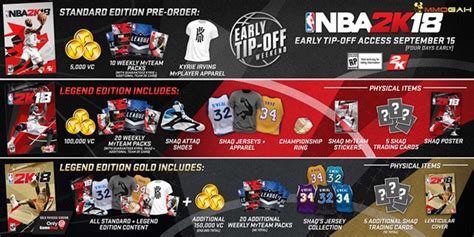 Details About Weekly Myteam Pack Of Nba 2k18